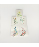 Set Of 5 Floral Art Drawings - Signed By Dara - 10x7” - $20.58 CAD