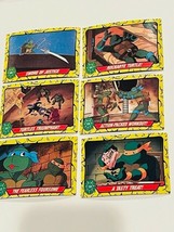 Teenage Mutant Ninja Turtles Trading Cards Lot sticker Mirage Topps TMNT vtg N16 - £15.73 GBP