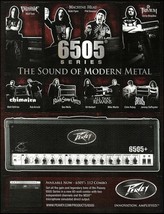 Peavey 6505 guitar amp 2010 ad Chimaira Trivium All That Remains Machine Head - $3.60