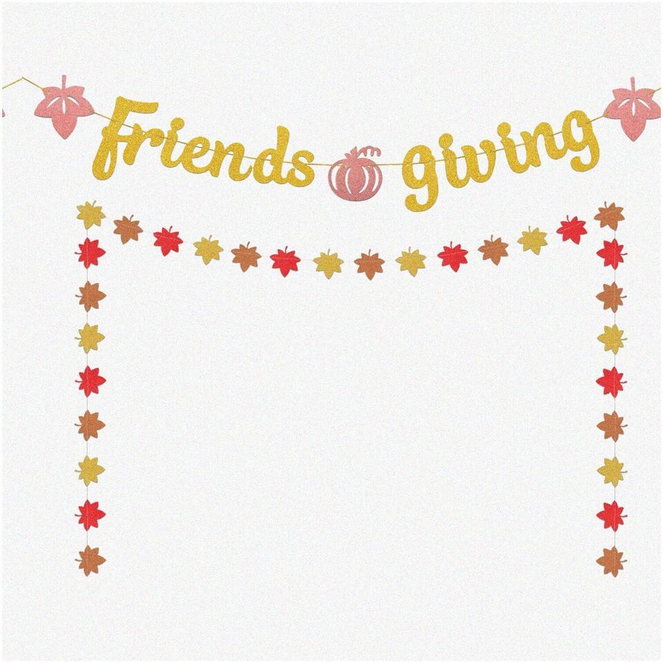Golden Harvest Friendsgiving Party Kit - Autumn Decorations, Thanksgivin... - $18.80