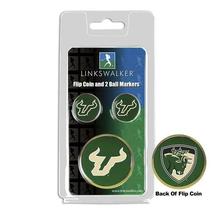 USF South Florida Bulls Flip Coin and 2 Golf Ball Marker Pack - £11.25 GBP
