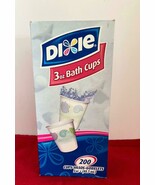 Vintage 2008 Box 3 oz Dixie Bathroom Cups Partial Box 132 Sea Shell Design - €16,32 EUR