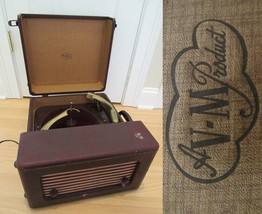 Vintage V-M Voice of Music Phonograph record player &quot;TRI-O-MATIC&quot; 1950&#39;s - £104.83 GBP