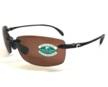 Costa Bifokale Sonnenbrille Ballast BA 11 Poliert Schwarz Rahmen Wrap Br... - $102.18