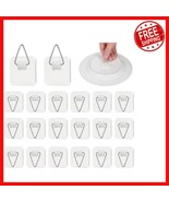 Minimalist 80-Piece Plate Holders with Invisible Adhesive for Stylish Decor - $537.71 MXN