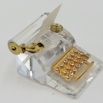 Swarovski 1997 Crystal Memories Typewriter w/ Paper Retired #208886  - €45,36 EUR