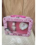 Vintage Betty Boop Watch and Mirror Set In Collector Tin  Watch Needs Ba... - €14,75 EUR