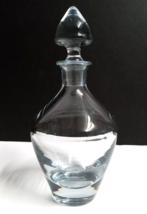 Stromberg Sweden Ice Blue Crystal Glass Mid Century Modern Decanter Signed - $149.99