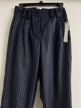 Aqua Women&#39;s Tie Waist Pants Navy S B4HP $78 MISSING BELT - $19.95