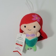 2021 Hallmark Disney Princess Ariel Plush Holiday Tree Ornament Small Stars - £6.79 GBP