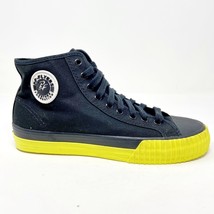 PF Flyers Center Hi Black Yellow Womens Retro Casual Shoes PM12OH1T - £39.78 GBP