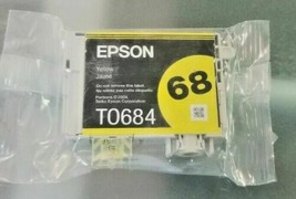 Epson 68 T068420 yellow ink NX510 NX515 Workforce 40 1100 CX8400 CX9400 printer - $19.75