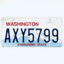  United States Washington Evergreen State Passenger License Plate AXY5799 - £13.23 GBP
