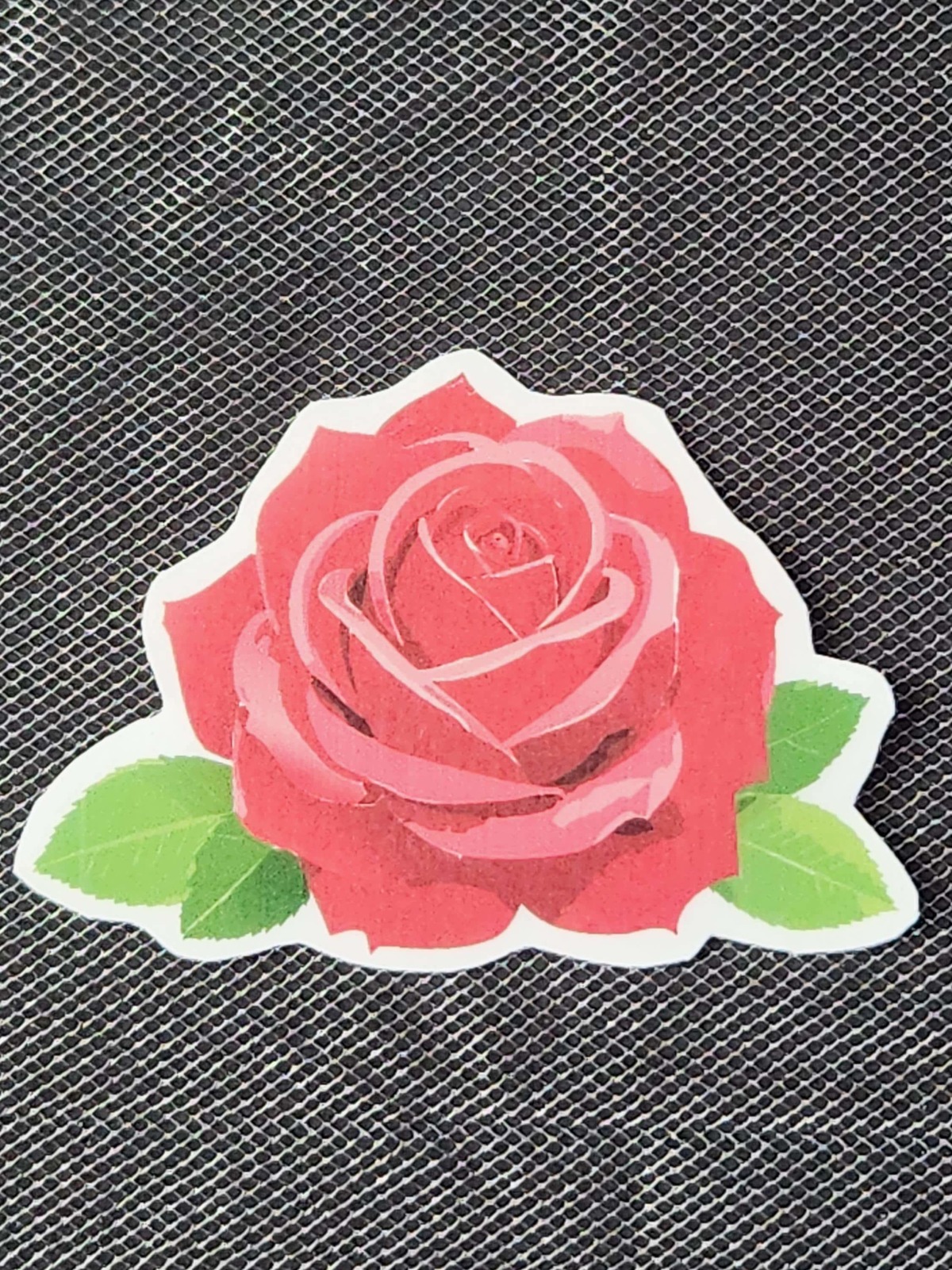 Red Rose Sticker - $1.65