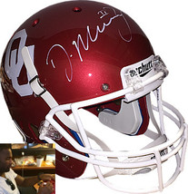 DeMarco Murray signed Oklahoma Sooners Schutt Full Size Replica Helmet #... - $194.95