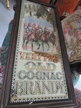 Old Cognac Brandy Martell Advertising ON Mirror GRANADIERS 37 X 17 - £183.86 GBP