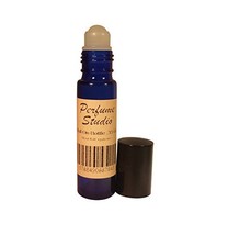 Perfume Studio Glass Roll on Empty Blue Bottle for DIY Essential Oils, Perfumes, - £9.58 GBP