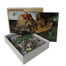 The Tower of Babel 1000 Piece Jigsaw Puzzle 100% Complete Chamber Art Po... - $35.14