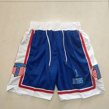Looney Tunes Bugs 1 Basketball Shorts Blue All Stitched S-3XL - £40.22 GBP
