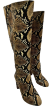 Antonio Melani Women Snakeskin Leather Tall (almost) Knee High Size 8M -... - $34.15