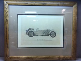 Reproduction Antique Print of Illustration Mercedes Benz SSK 1929 by K. Chapman - £23.73 GBP