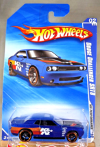 2010 Hot Wheels #100 Hw Performance 2/10 Dodge Challenger SRT8 Blue w/BlackOH5Sp - £10.22 GBP
