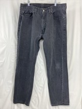 Levi&#39;s 505 36x34 Blue Regular Men&#39;s Denim Jeans Distressed Faded - £18.60 GBP