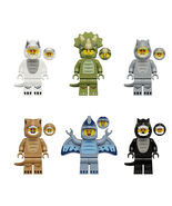 6Pcs Dinosaur Boys Minifigures Triceratops Pterosaur Tyrant Dragon Mini ... - $19.59