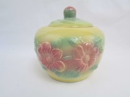 Hull Pottery, USA Sunglow Grease Pot With Lid. Sun Glow Jar #53 1950s Vintage - £49.33 GBP