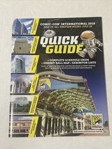 Comic Con 2018 SDCC San Diego Comic Con Quick Guide - $5.95