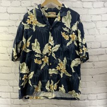 Paradise Found Hawaiian Shirt Mens Button Down Casual Short Sleeve - $19.79