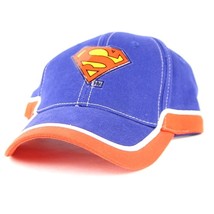 Superman Classic DC Blue w/red trim/white piping new ball cap  - £17.22 GBP