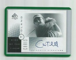 Chris Tidland 2001 Upper Deck Sp Authentic Golf Sign Of The Times Auto #Ct - £7.60 GBP