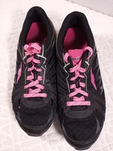 Avia Leather/Manmade Women&#39;s Running Jogging Shoes Black &amp; Pink Size 11  - £18.64 GBP