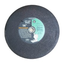 Warrior 14&quot; Aluminum Oxide Cut-Off Wheel, 14&quot; x 1/8&quot;  24 Grit 4400 RPM  ... - $12.34