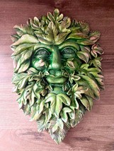Latex Mould Large Green Man Plaque Pagan Tree Ent…. - $32.99