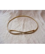Vintage Gold Toned Metal Flex Belt U.S.A - $29.69