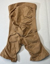 NWOT Skims Maternity Seamless Sculpt Mid Thigh Shorts S/M BROWN W/box - £20.78 GBP