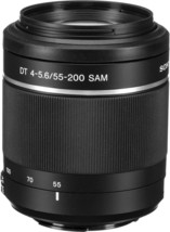 Telephoto Zoom Lens For Sony Alpha Digital Slr Cameras, 55-200Mm F/4.5–5.6 Sam. - £58.52 GBP