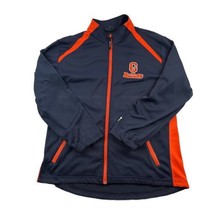 Gettysburg Bullets Full Zip Jacket #73 Mens L Blue Orange Long Sleeve Po... - $27.43