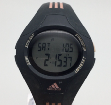 Adidas Digital Watch Women Black Pink 50M Timer ADP6009 Backlight New Ba... - $24.74
