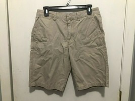 J.Crew Club Chino Shorts MENS Khaki 100% Cotton Size 30 Inseam 10.5&quot; - £7.10 GBP