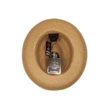 Men Bruno Capelo Summer Spring Soft Straw Style Hat Godfather GF211 Tan image 3