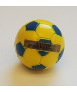 Swedish Football Futbol Soccer Ball Shaped Lapel Hat Vest Plastic Pin Sw... - £19.19 GBP