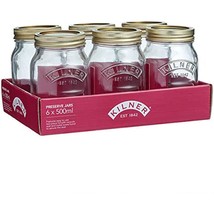 Kilner Set of 6 Preserve Jar 0.5 Litre - £40.81 GBP