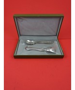 Folletto (Fairy) by Christofle Silverplate Child Dinner Set 2-pc origina... - £147.55 GBP