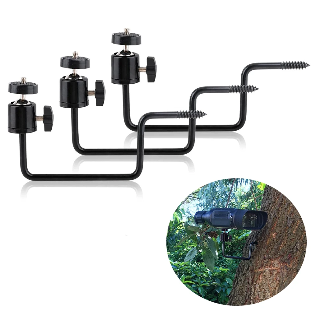 Outdoor Tree Screw Mount Holder for Hunting Trail Cameras 1/4 inch Security - $21.23+