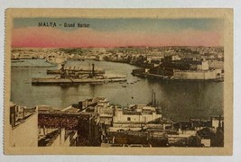 Grand Harbor Giuseppe Grech Mifsud Vintage Postcard - £10.52 GBP