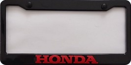 HONDA 3D RED SCRIPT ABS PLASTIC LICENSE FRAME - $26.00