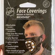 Boston Bruins Hockey NHL Maskdana Washable Face Covering Made In  USA - £6.37 GBP